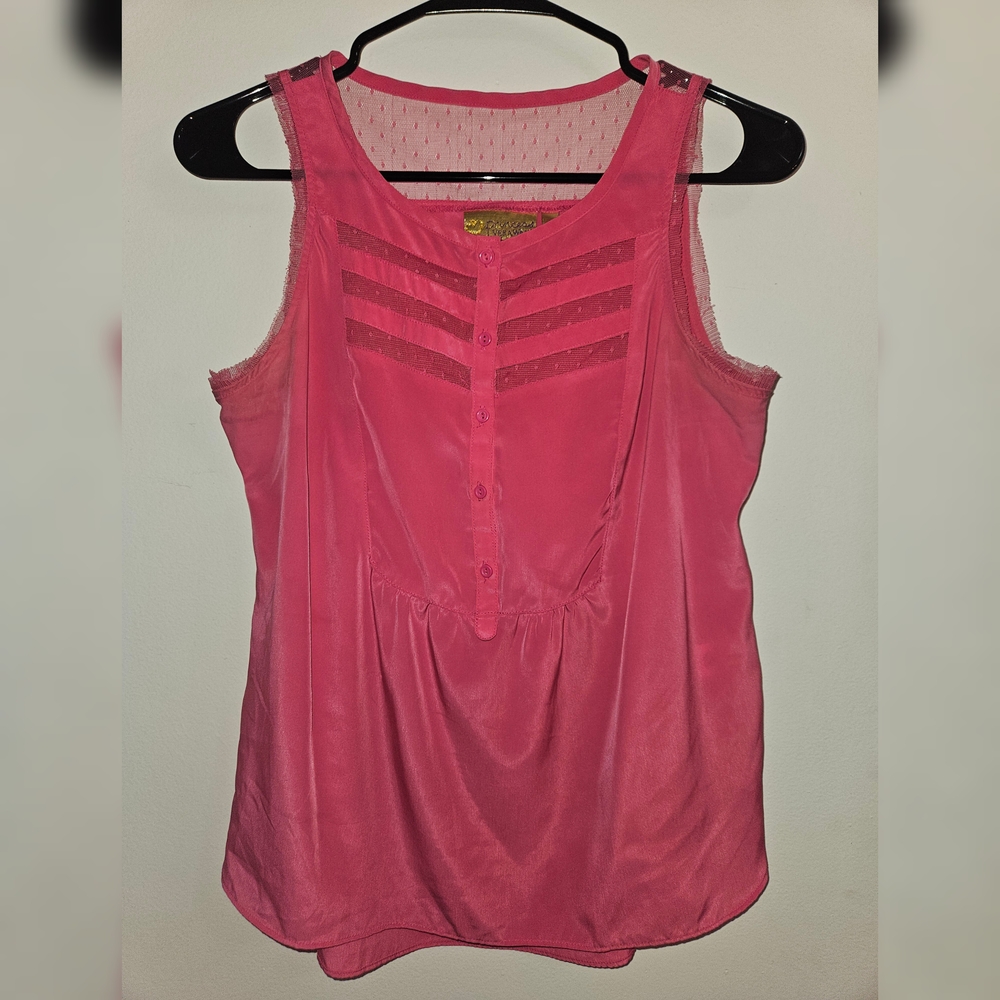 Vera Wang Vibrant Pink Tank Top